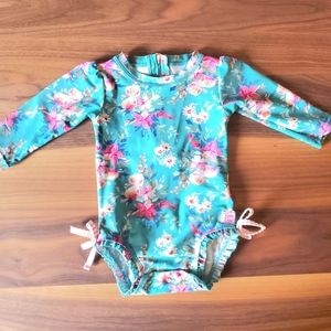 Ruffle Butts baby girl bathing suit 6-12M